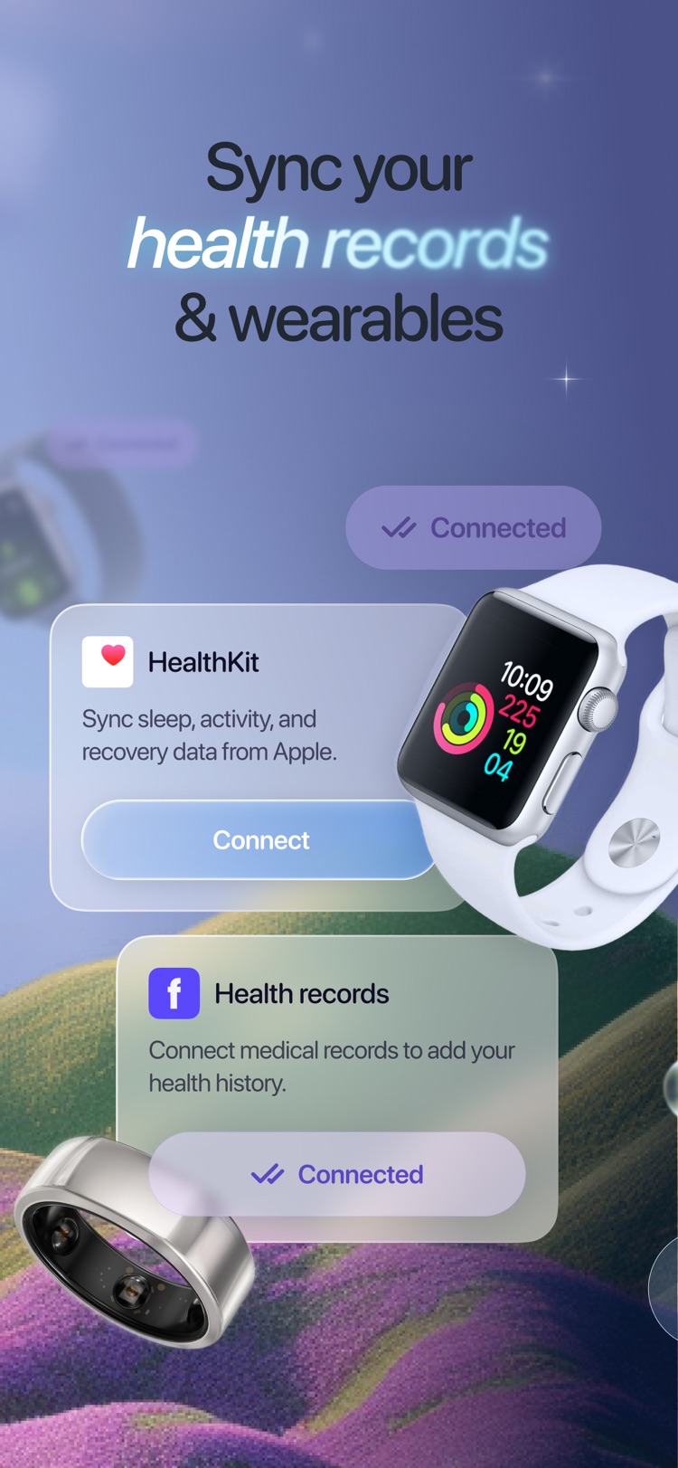 Coco syncing with Apple Health and connected devices